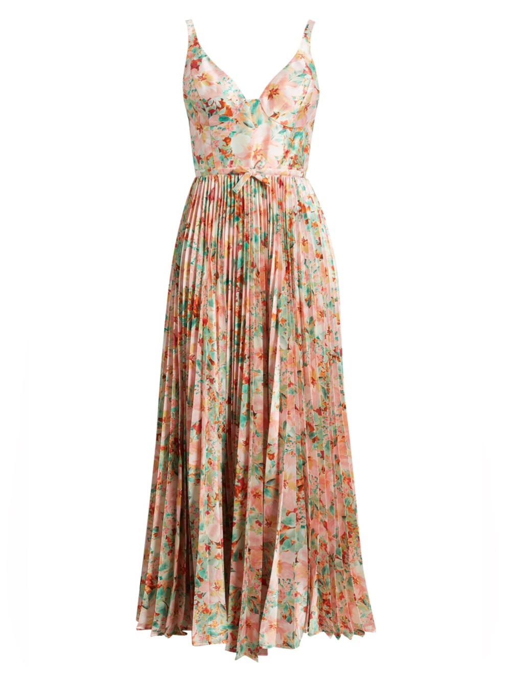 Hutch Floral Pleated Maxi Dress